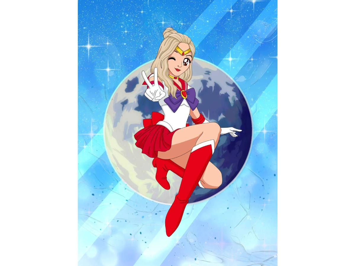 Transform Your Memories with Sailor Moon Custom Portraits from Sketch Me Cartoon