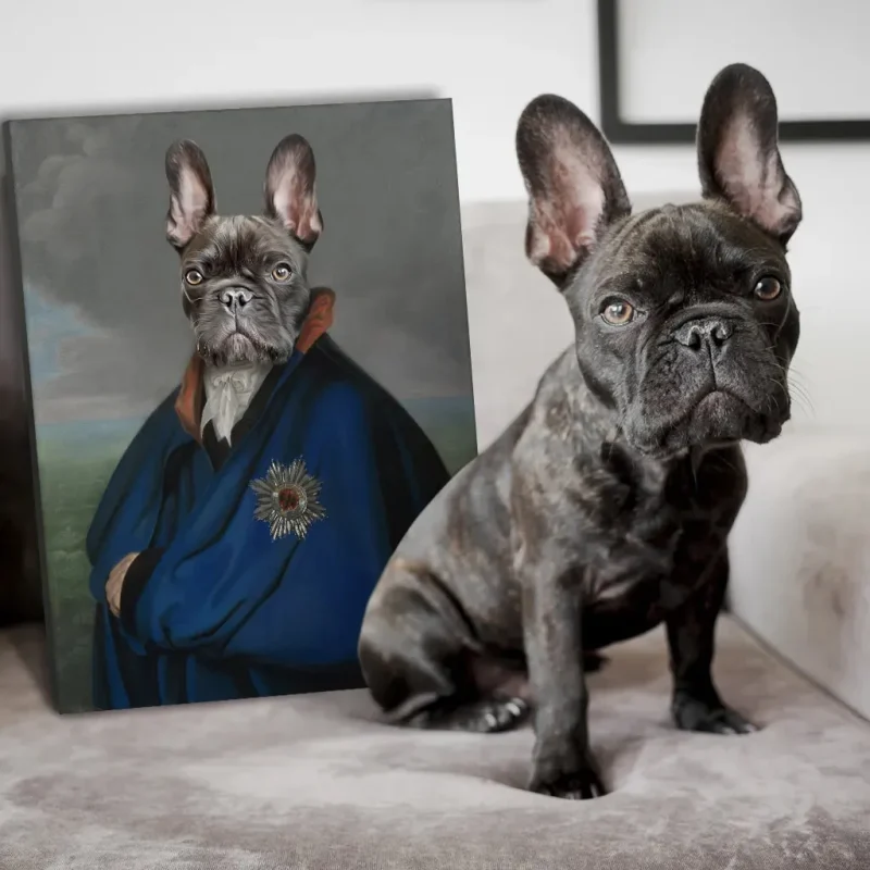 Crowned Companions: Personalized Royal Pet Portraits - Sketch Me Cartoon
