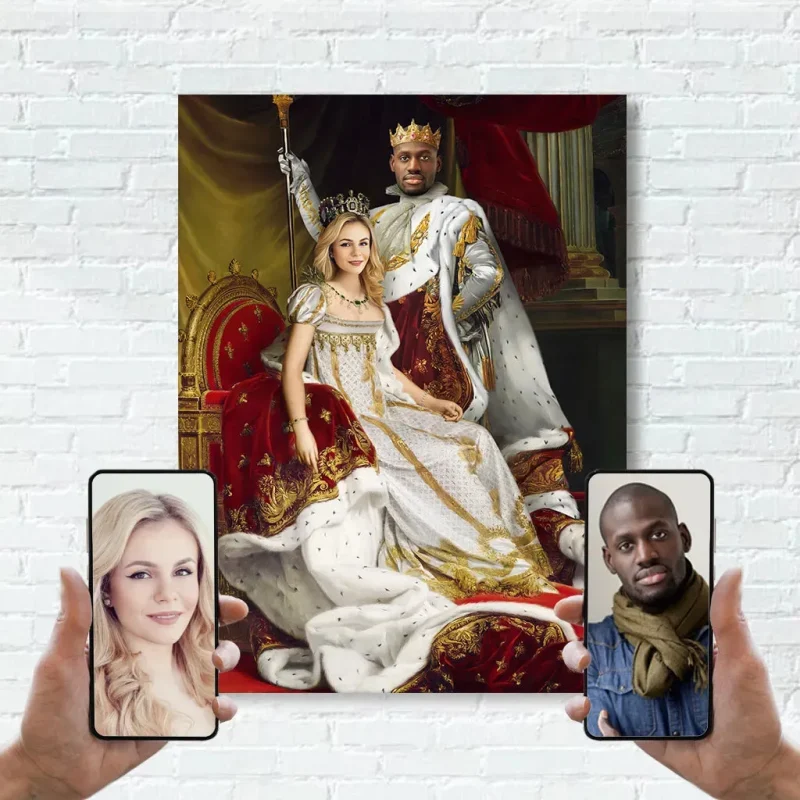 Dynastic Love: Portraits of Royal Couples - Sketch Me Cartoon