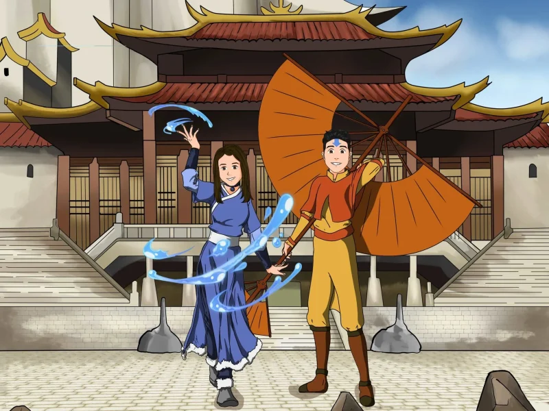 Avatar The Last Airbender Portrait - Sketch Me Cartoon