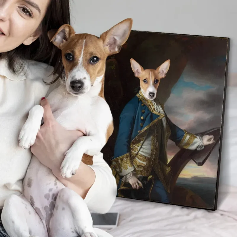 Imperial Pet Portraits: Capture Your Pet’s Royal Majesty - Sketch Me Cartoon