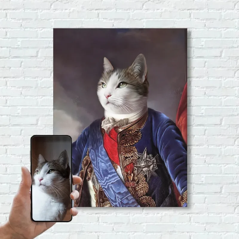 The King George | Royal Pet Portraits - Sketch Me Cartoon