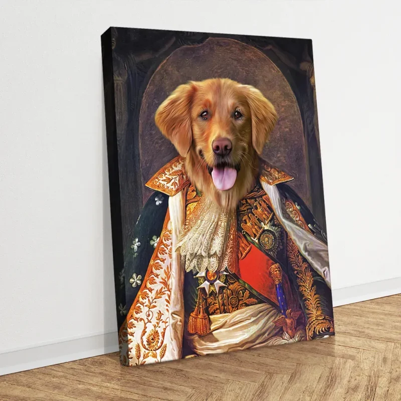 Bonaparte Noble Companion Pet Portrait - Sketch Me Cartoon