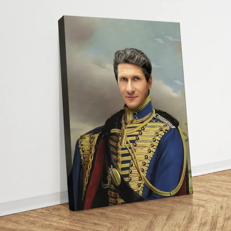 Prince Maximilian Romanowski Royal Portrait - Sketch Me Cartoon