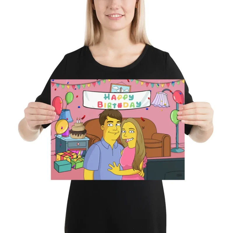 Matte Poster - Sketch Me Cartoon