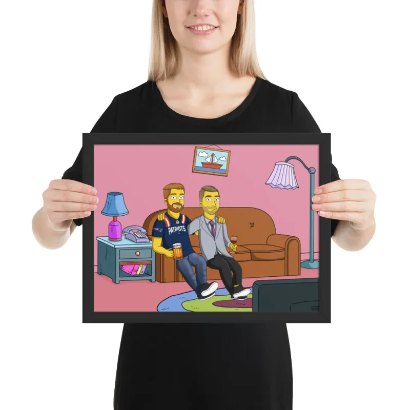 Framed Poster - Sketch Me Cartoon
