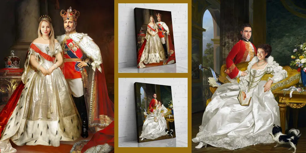royal portraits convey power
