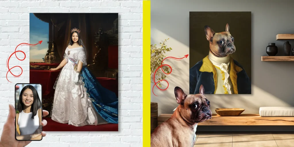 royal pet portrait uniqueness
