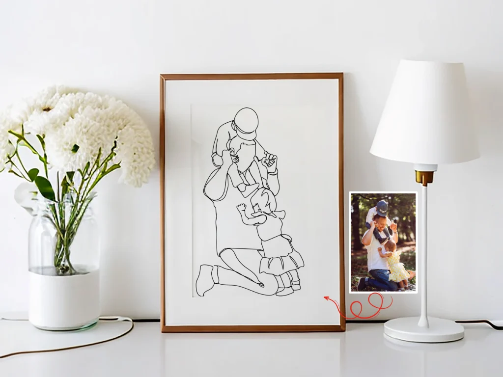Incorporating Custom Line Art into Your Interior Design for a Unique Touch - Sketch Me Cartoon