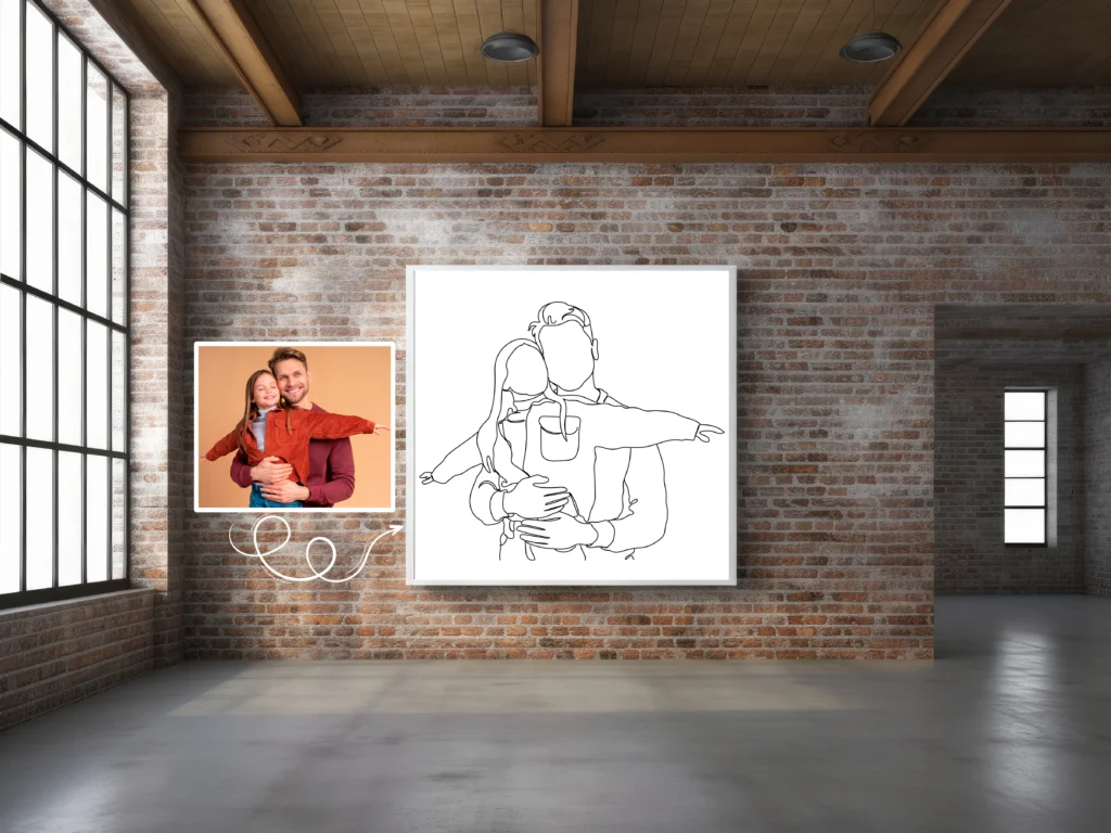 Incorporating Custom Line Art into Your Interior Design for a Unique Touch - Sketch Me Cartoon